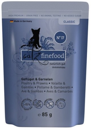Catz Finefood Catz Finefood Classic N.17 Drób i Krewetki saszetka 85g
