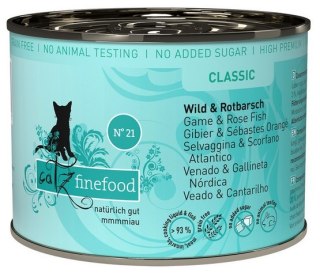 Catz Finefood Catz Finefood Classic N.21 Dziczyzna i Karmazyn puszka 200g