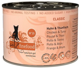 Catz Finefood Catz Finefood Classic N.25 Kurczak i Tuńczyk puszka 200g