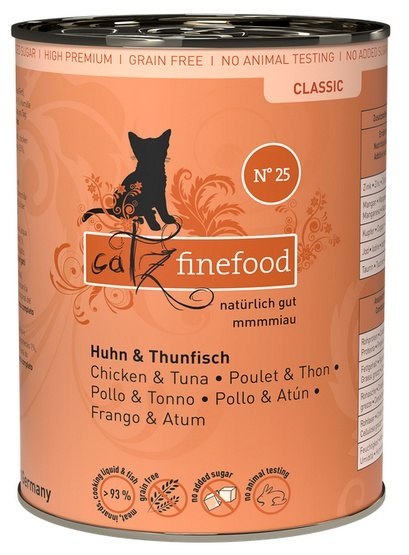 Catz Finefood Catz Finefood Classic N.25 Kurczak i Tuńczyk puszka 400g