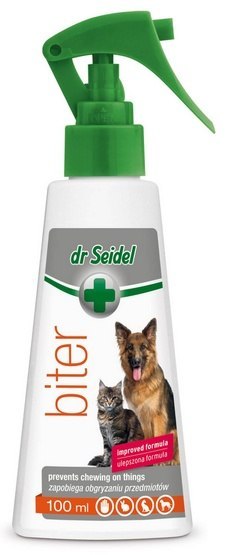 Dr Seidel Dr Seidel Biter - Płyn przeciw obgryzaniu przedmiotów przez zwierzęta - spray 100ml