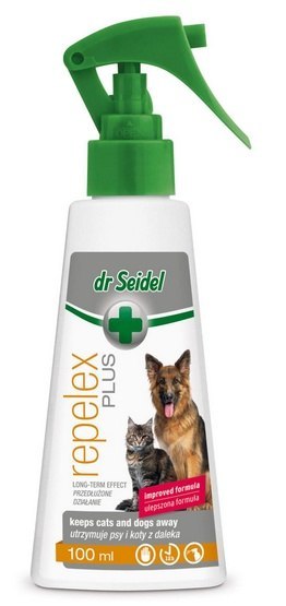 Dr Seidel Dr Seidel Repelex Plus - Płyn utrzymujący psy i koty z daleka - spray 100ml