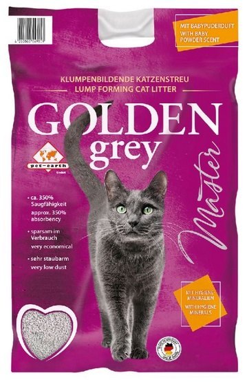 Golden Grey Żwirek Golden Grey Master 14kg