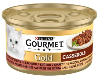 Gourmet Gourmet Gold Kaczka i indyk w brązowym sosie 85g