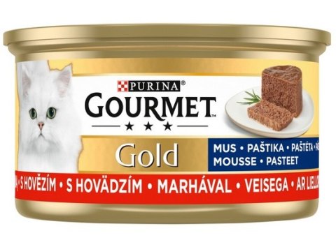 Gourmet Gourmet Gold Mus z Wołowiną 85g