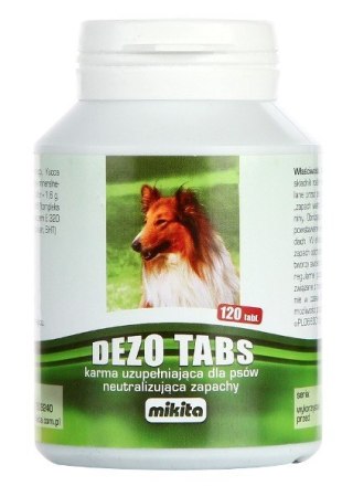 Mikita Mikita Dezotabs 120 tabletek - neutralizuje zapachy