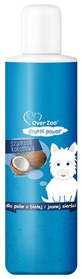 Over Zoo Over Zoo Frutti Power Szampon o zapachu kokosowym - psy z białą i jasną sierścią 200ml