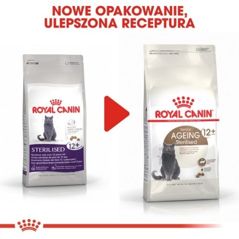 Royal Canin Feline Royal Canin Ageing +12 Sterilised karma sucha dla kotów dojrzałych, sterylizowanych 400g