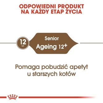 Royal Canin Feline Royal Canin Ageing +12 karma sucha dla kotów dojrzałych 2kg Royal Canin Feline Royal Canin Ageing +12 karma sucha dla kotów dojrzałych 2kg