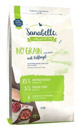 Sanabelle Sanabelle Adult No Grain Geflugel - bezzbożowa z drobiem 400g