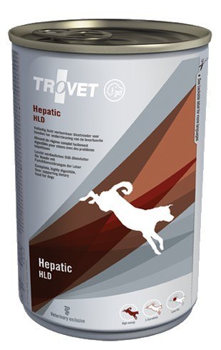 Trovet Trovet HLD Hepatic dla psa puszka 400g