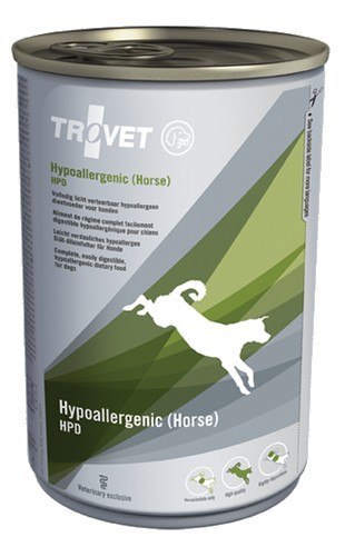 Trovet Trovet HPD Hypoallergenic Konina dla psa puszka 400g