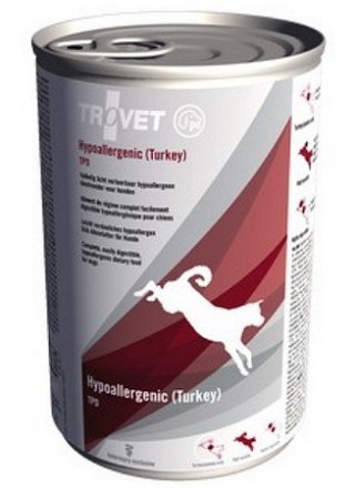 Trovet Trovet TPD Hypoallergenic Indyk dla psa puszka 400g