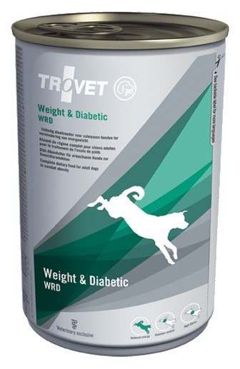 Trovet Trovet WRD Weight & Diabetic dla psa puszka 400g