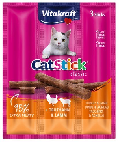 Vitakraft Vitakraft Cat Stick Classic Indyk i Jagnięcina 18g [18202]