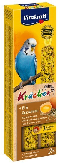 Vitakraft Vitakraft Kracker 2szt Papuga falista Jajeczny 60g [2121263]