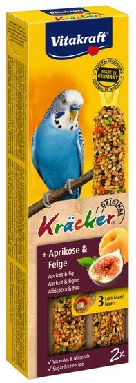 Vitakraft Vitakraft Kracker 2szt Papuga falista Owocowy 60g [10610]