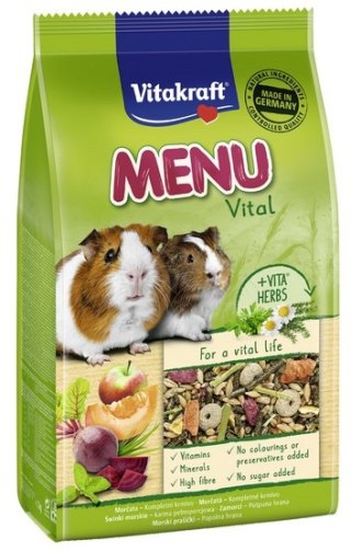 Vitakraft Vitakraft Menu Vital Świnka morska 1kg [18121]