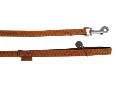 Zolux Zolux Smycz Mac Leather 15mm/1.2m Żółta [522015JA]