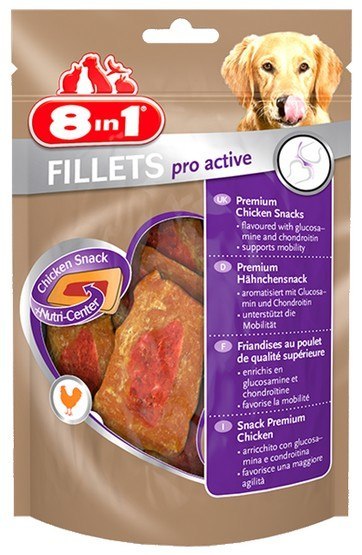 8in1 8in1 Fillets Pro Active - przekąska na stawy 80g