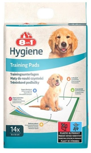 8in1 8in1 Mata absorbująca Training Pads 56x56cm - małe opakowanie 14szt