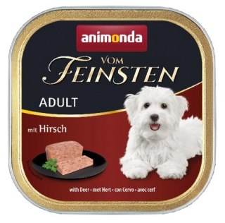 Animonda vom Feinsten Animonda vom Feinsten Dog Adult Jeleń tacka 150g