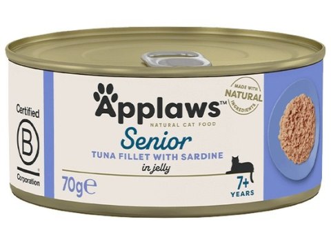 Applaws Applaws puszka dla kota Senior tuńczyk & sardynka 70g Applaws Applaws puszka dla kota Senior tuńczyk & sardynka 70g