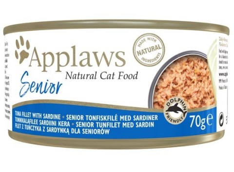 Applaws Applaws puszka dla kota Senior tuńczyk & sardynka 70g Applaws Applaws puszka dla kota Senior tuńczyk & sardynka 70g