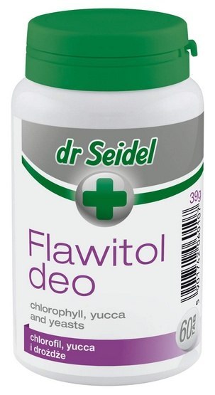 Dr Seidel Dr Seidel Flawitol Deo z chlorofilem i Yucca Schidigera 60 tabl.