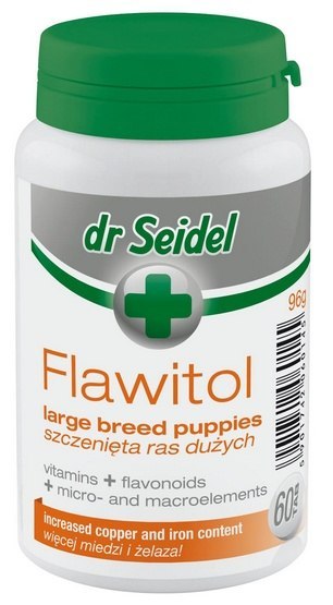 Dr Seidel Dr Seidel Flawitol dla szczeniąt ras dużych 60 tabl.