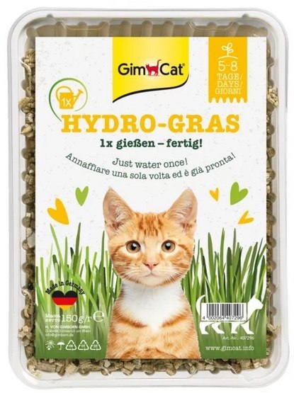 Gimpet Gimpet Hydro-Gras - Trawa z hydrogranulkami dla kota - pojemnik 150g Gimpet Gimpet Hydro-Gras - Trawa z hydrogranulkami dla kota - pojemnik 150g