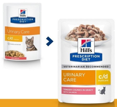 Hill's Prescription Diet Hill's Prescription Diet c/d Feline z Łososiem saszetka 85g