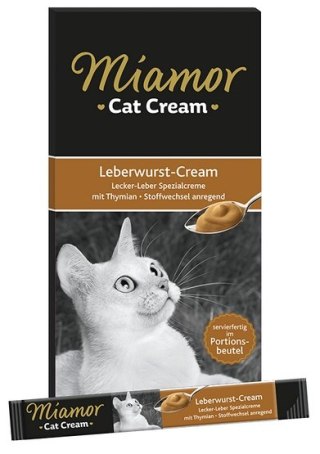 Miamor Miamor Cat Confect Leberwurst Cream 6x15g