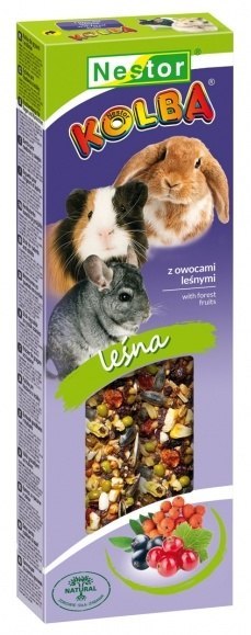 Nestor Nestor Kolba Gryzoń owoce leśne 2szt