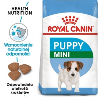 Royal Canin Size Royal Canin Mini Puppy karma sucha dla szczeniąt, od 2 do 10 miesiąca życia, ras małych 800g