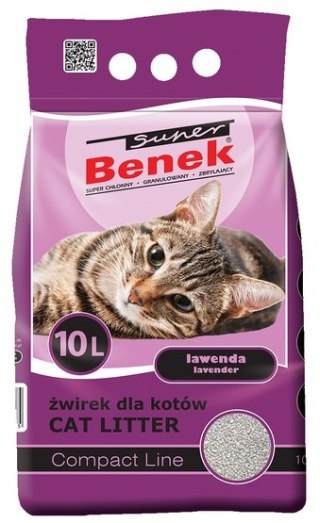 Super Benek Super Benek Compact Zapachowy Lawenda (ciemny fiolet) 10L