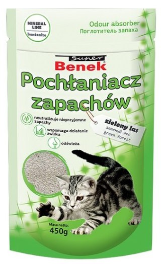 Super Benek Super Benek Pochłaniacz zapachów - zielony las 0,45kg