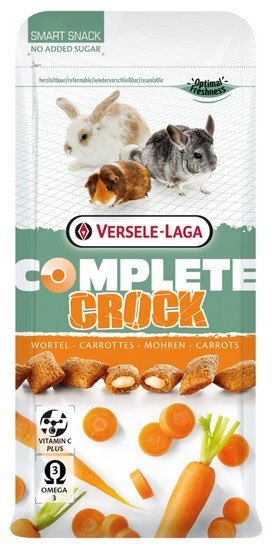 Versele-Laga Versele-Laga Crock Complete Carrot przysmak z marchewką dla gryzoni 50g