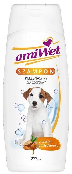 Amiwet Amiwet Szampon dla szczeniąt z olejkiem migdałowca 200ml