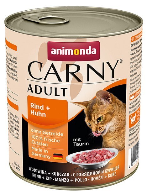 Animonda Carny Animonda Carny Adult Wołowina + Kurczak puszka 800g