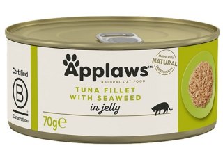 Applaws Applaws puszka dla kota Jelly - Tuńczyk i Wodorosty 70g