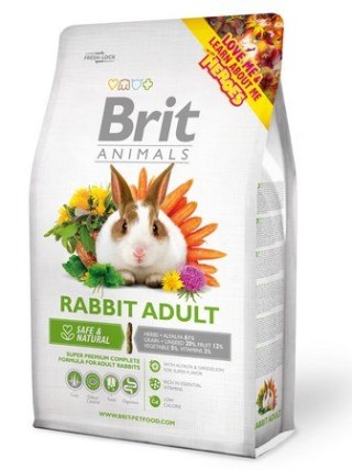 Brit Brit Animals Rabbit Adult Complete 1,5kg