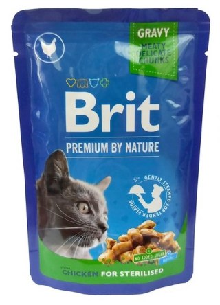 Brit Brit Premium Cat Adult Kurczak Sterilised saszetka 100g