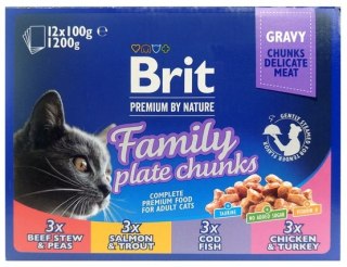 Brit Brit Premium Cat Adult Multipack saszetki 12x100g