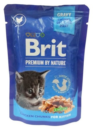 Brit Brit Premium Cat Kitten Kurczak saszetka 100g
