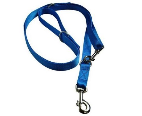 Chaba CHABA Smycz taśma regulowana - 25mm x 130/260cm niebieska Chaba CHABA Smycz taśma regulowana - 25mm x 130/260cm niebieska