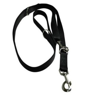 Chaba CHABA Smycz taśma regulowana - 30mm x 130/260cm czarna