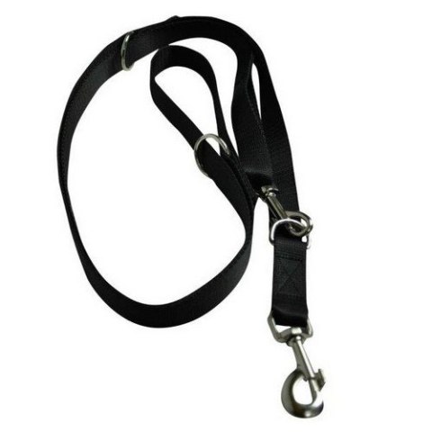 Chaba CHABA Smycz taśma regulowana - 30mm x 130/260cm czarna