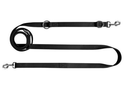 Chaba CHABA Smycz taśma regulowana - 30mm x 130/260cm czarna