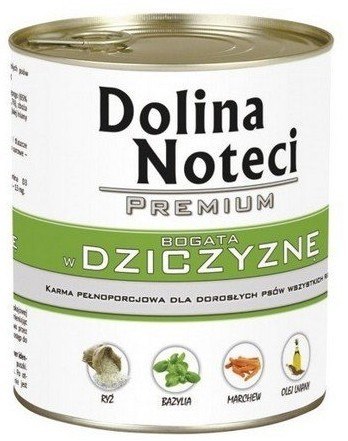 Dolina Noteci Dolina Noteci Premium Pies Dziczyzna puszka 400g